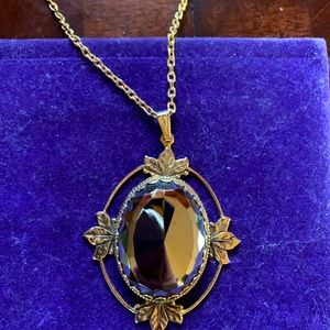 Vintage Large Pendent Necklace